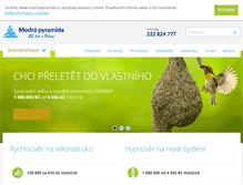 Tablet Screenshot of modrapyramida.cz
